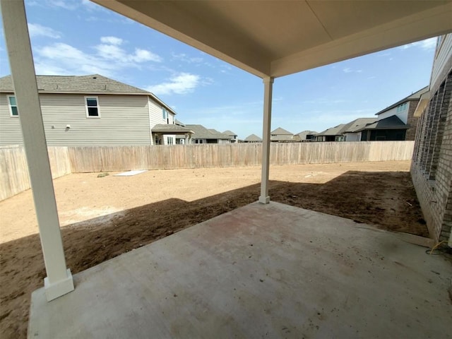 view of patio / terrace featuring a fenced backyard