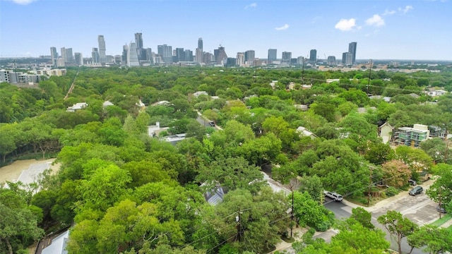 bird's eye view featuring a view of city