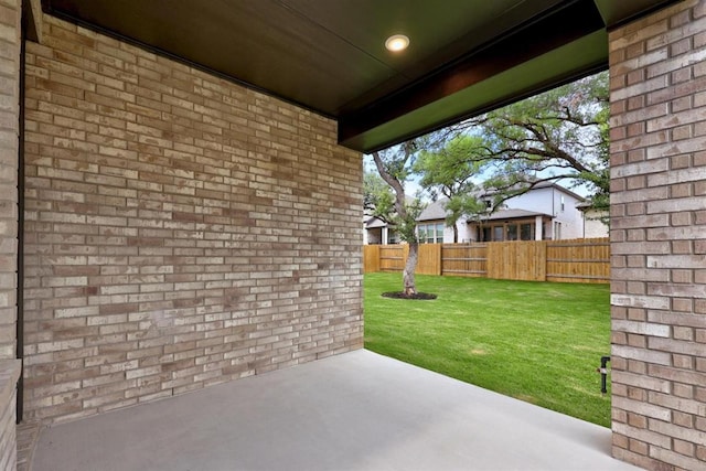 5804 Kelly Kyle Ave, Georgetown, TX 78628 - fenced backyard with a patio area