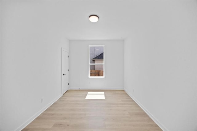 5804 Kelly Kyle Ave, Georgetown, TX 78628 - spare room featuring light wood-type flooring and baseboards