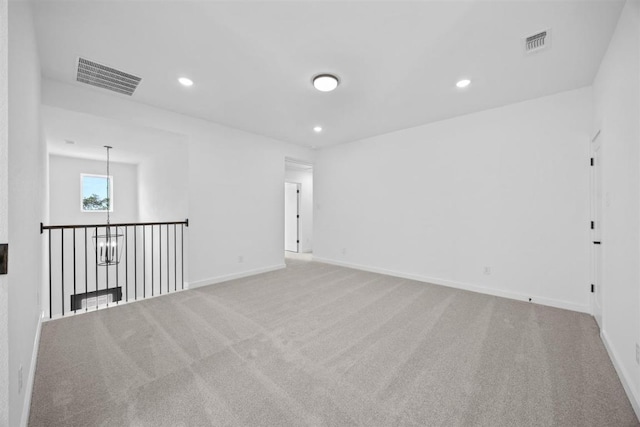 5804 Kelly Kyle Ave, Georgetown, TX 78628 - unfurnished room featuring carpet floors and recessed lighting