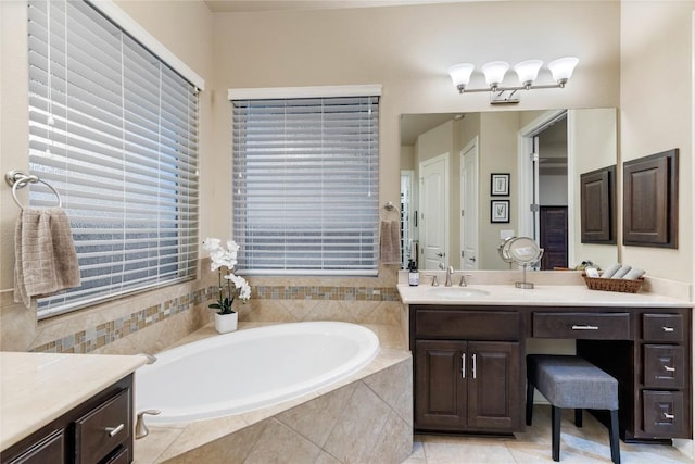 2717 Rain Song Dr, Leander, TX 78641 - bathroom featuring vanity and a bath