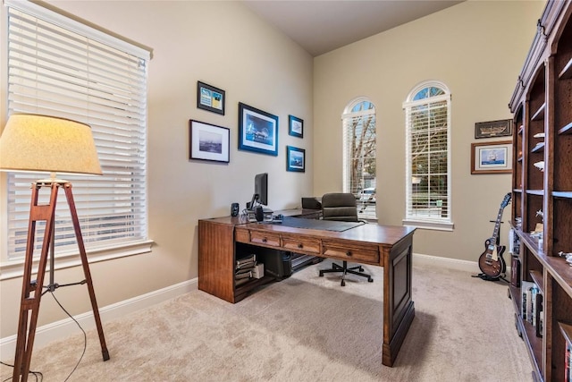 2717 Rain Song Dr, Leander, TX 78641 - office with carpet floors and baseboards