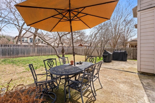 525 Golden Creek Dr, Round Rock, TX 78665 - view of patio / terrace with outdoor dining space and area for grilling