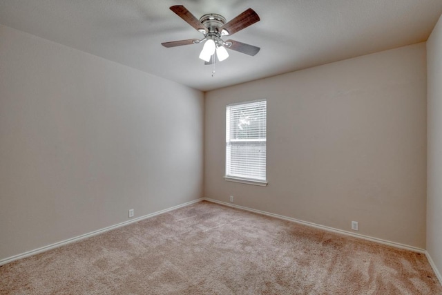 525 Golden Creek Dr, Round Rock, TX 78665 - unfurnished room featuring light carpet, ceiling fan, and baseboards