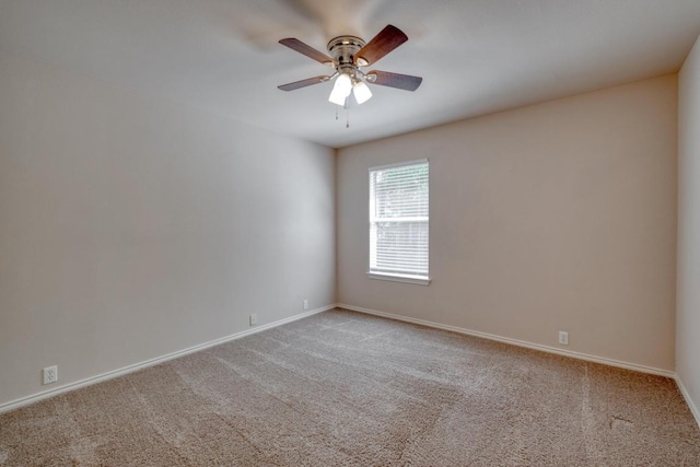 525 Golden Creek Dr, Round Rock, TX 78665 - carpeted empty room with a ceiling fan and baseboards
