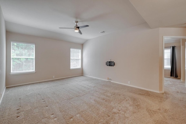 525 Golden Creek Dr, Round Rock, TX 78665 - carpeted spare room with a ceiling fan and plenty of natural light