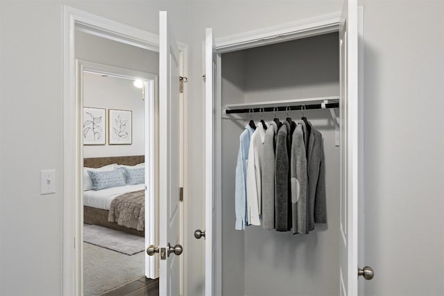 view of closet