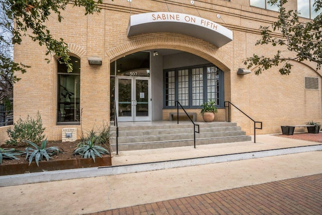 507 Sabine St Unit 1010, Austin, TX 78701 - doorway to property with french doors