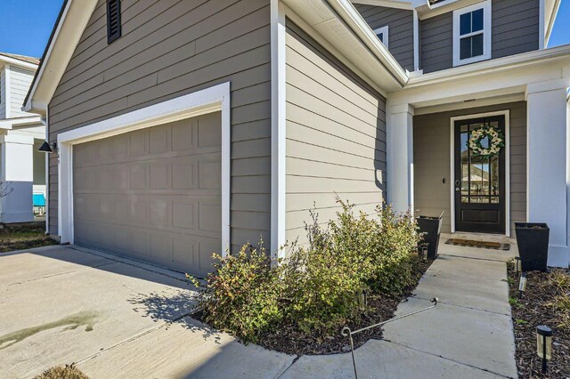 349 High Plains Pass, Liberty Hill, TX 78642 - property entrance featuring an attached garage and driveway