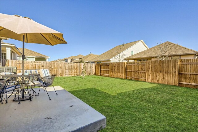 349 High Plains Pass, Liberty Hill, TX 78642 - view of yard with a patio