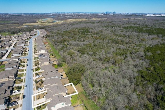 birds eye view of property featuring a residential view