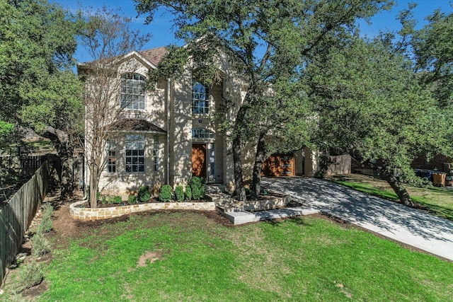 5908 Taylor Draper Cv, Austin, TX 78759 - view of front facade with stucco siding