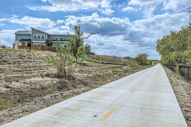 view of road