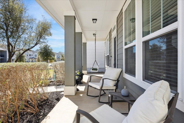 view of patio / terrace with covered porch