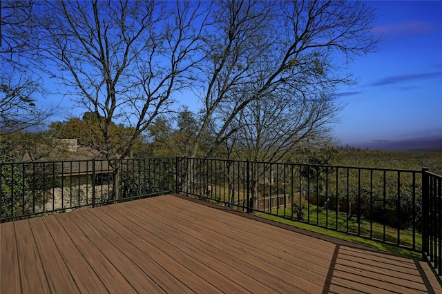 view of deck