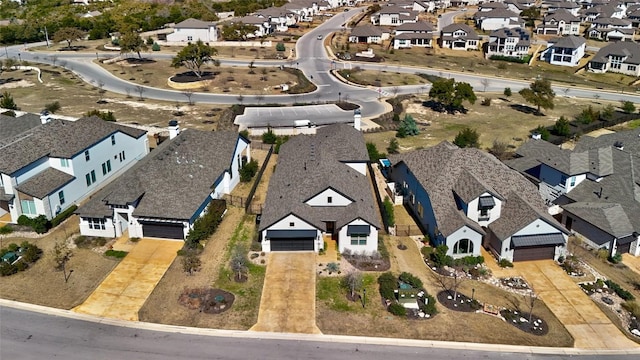 birds eye view of property featuring a residential view