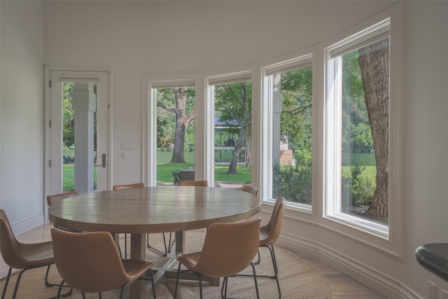 2301 Manana St, Austin, TX 78730 - dining room with baseboards