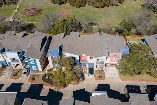 bird's eye view featuring a residential view