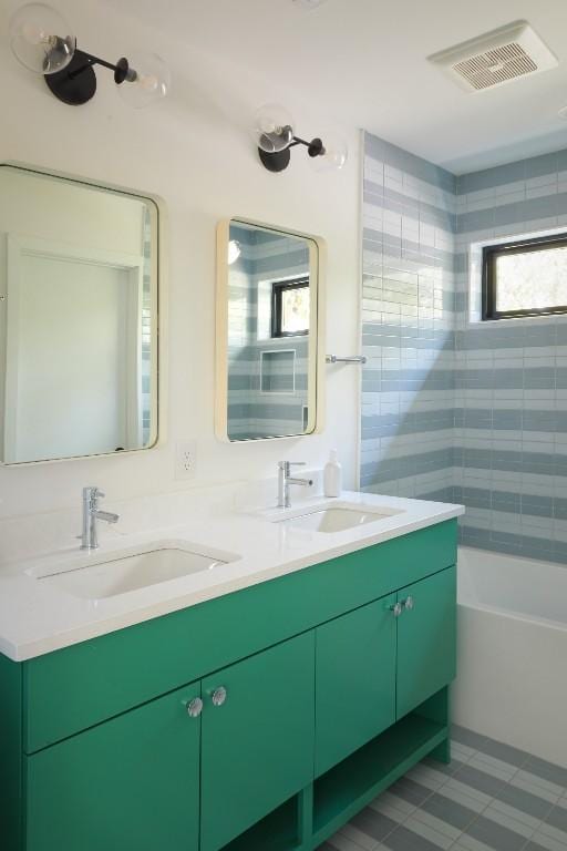 2703 Pegram Ave, Austin, TX 78757 - bathroom featuring double vanity