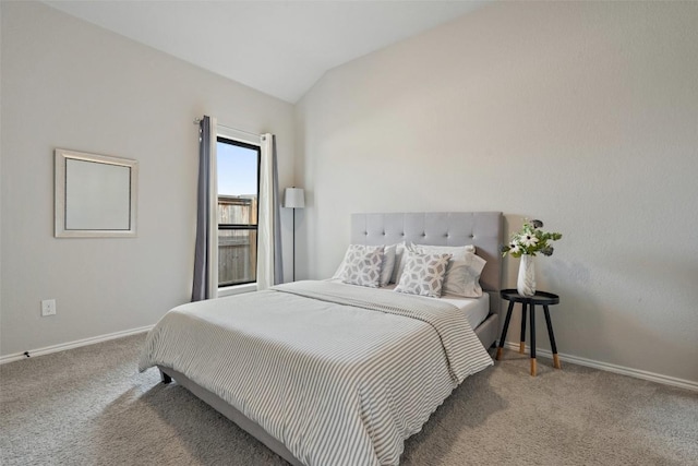 16801 Rakesh Way, Manor, TX 78653 - carpeted bedroom featuring lofted ceiling and baseboards