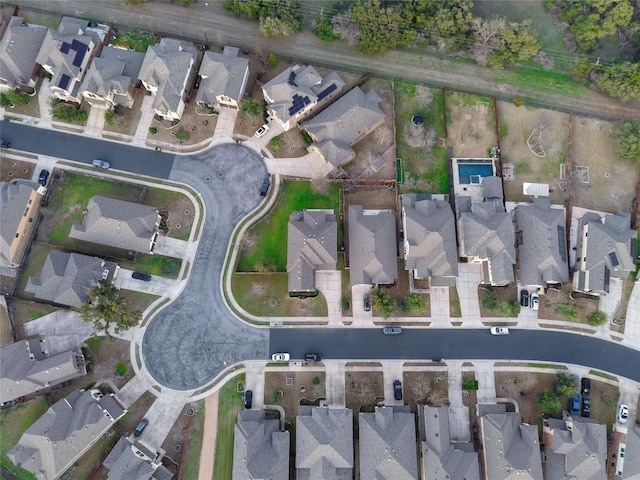 birds eye view of property featuring a residential view