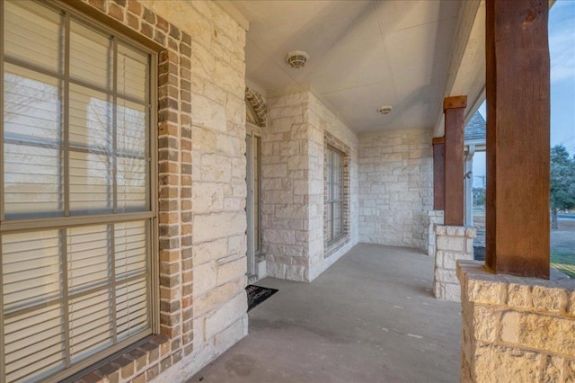 view of patio / terrace featuring a porch