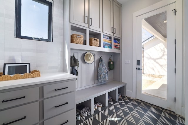 view of mudroom