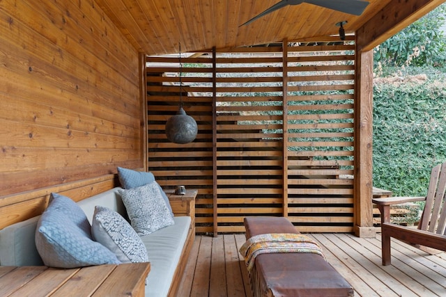 view of sauna / steam room with wood-type flooring