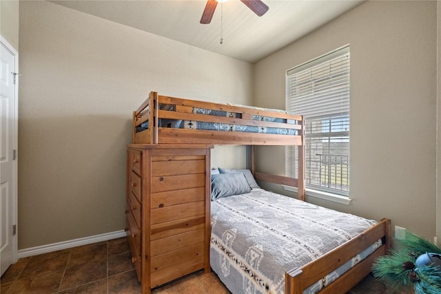 130 Sobrante Rd Unit 309, Belton, TX 76513 - bedroom featuring baseboards, a ceiling fan, and tile patterned flooring