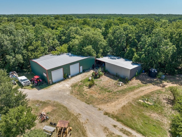 aerial view with a view of trees