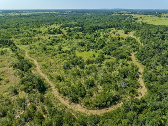 aerial view featuring a view of trees