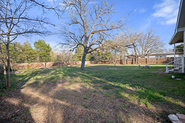 106 Park Dr, Bastrop, TX 78602 - view of fenced backyard
