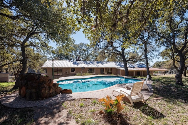 1876 Rocky Rd, Blanco, TX 78606 - outdoor pool featuring a patio area