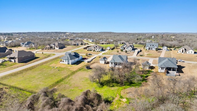 birds eye view of property featuring a residential view