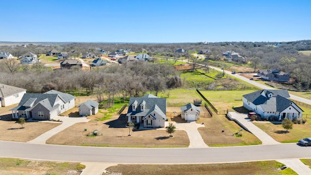 bird's eye view featuring a residential view