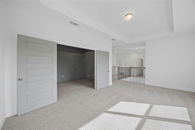 216 Echo Pass, Liberty Hill, TX 78642 - carpeted spare room featuring recessed lighting and a raised ceiling