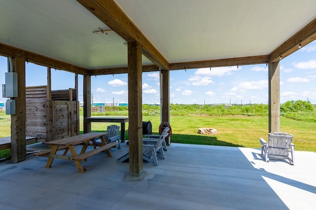 view of patio