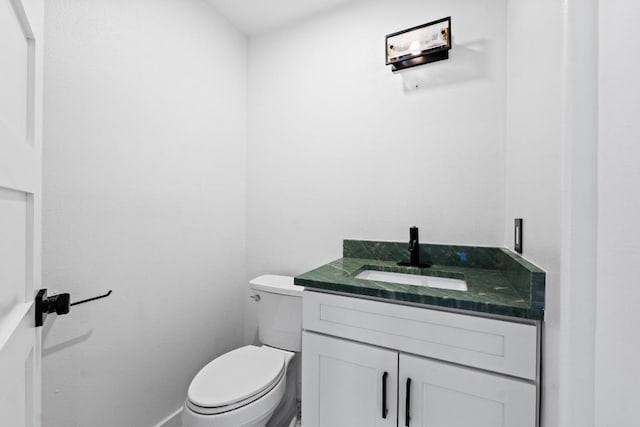 2702 S 2nd St Unit 1 & 2, Austin, TX 78704 - half bathroom with vanity and toilet