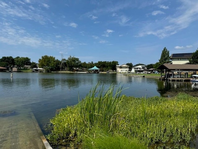 view of water feature