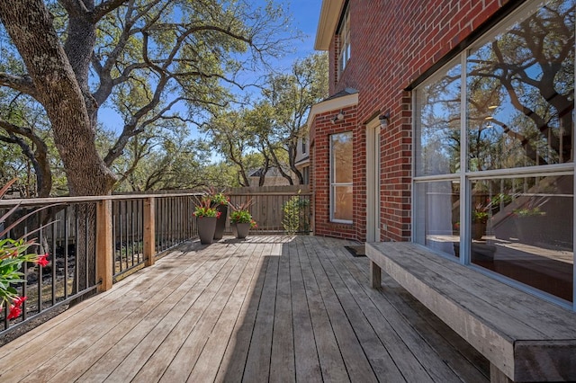 view of deck