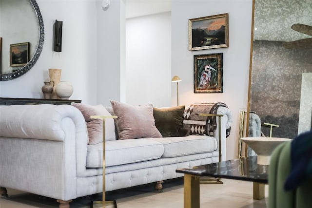 living room featuring wood finished floors