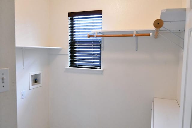 laundry area with hookup for a washing machine and laundry area