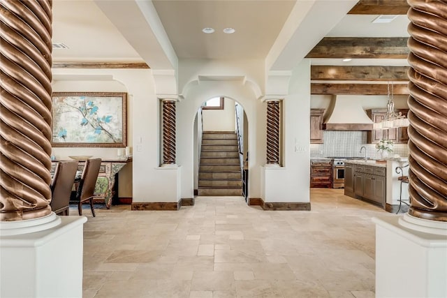1208 Watercliffe Dr, Lago Vista, TX 78645 - common area featuring stairway
