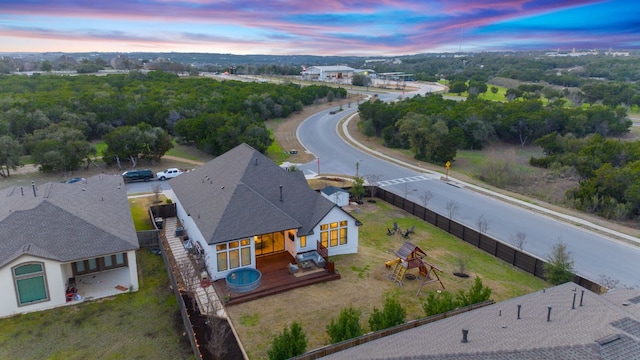 aerial view