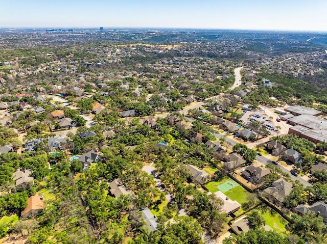 7701 Penelope Cir, Austin, TX 78759 - bird's eye view with a residential view