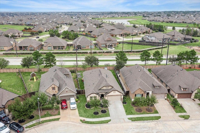 bird's eye view featuring a residential view