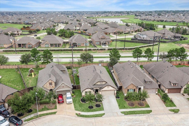 6618 Tiger Trl, Katy, TX 77493 - aerial perspective of suburban area featuring a large body of water