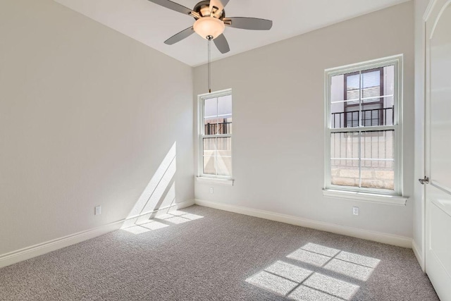 304 Belforte Ave, Austin, TX 78734 - carpeted spare room with a ceiling fan and baseboards