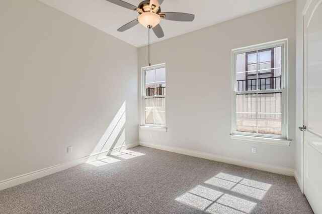 304 Belforte Ave, Austin, TX 78734 - carpeted spare room with a ceiling fan and baseboards